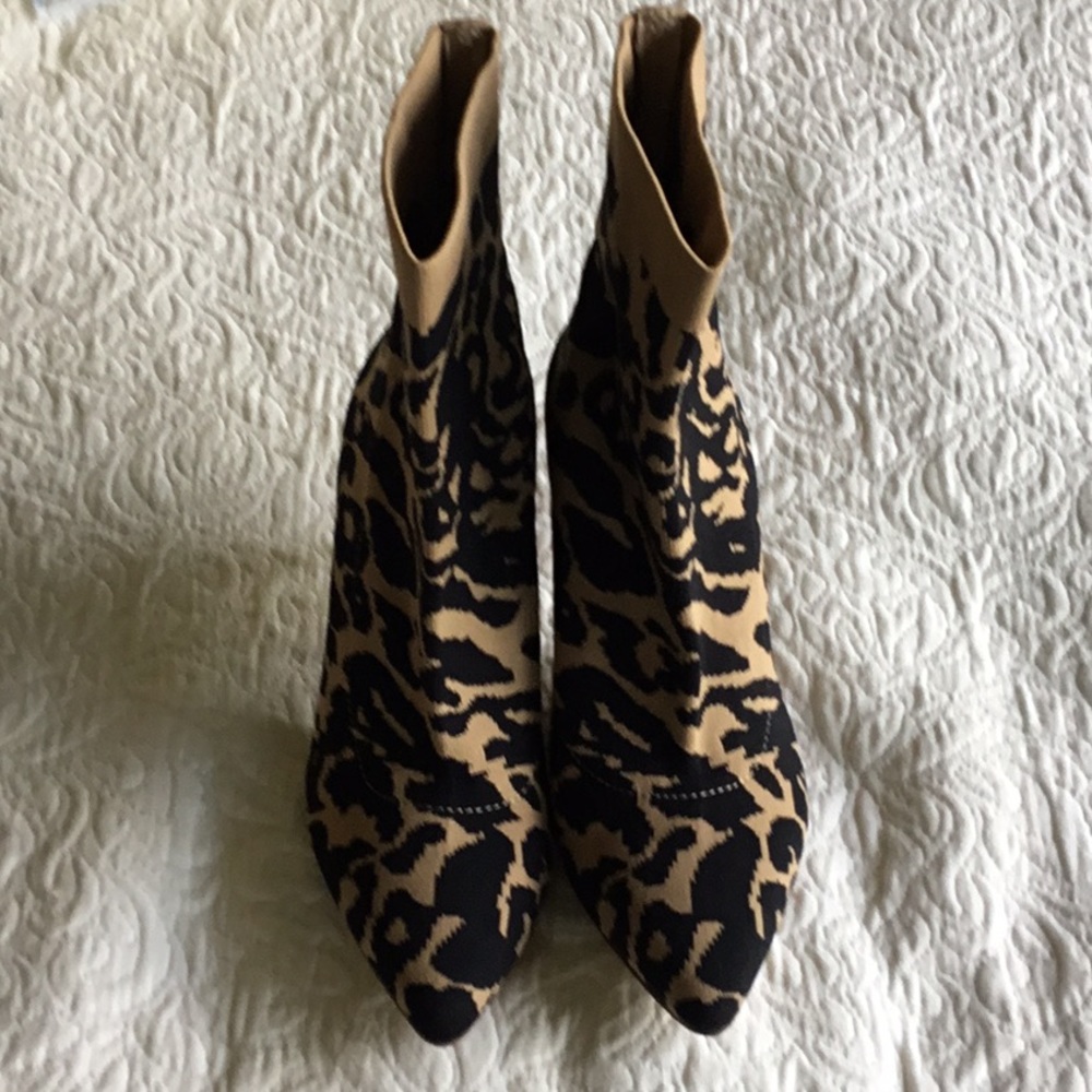 Animal print boots